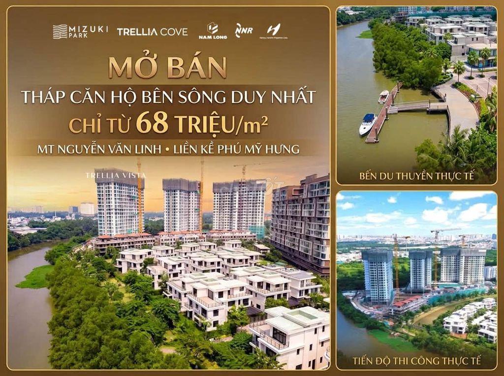 Biệt Thự Phố Trellia Cove, Hai Mặt View Sông,Sống Chất Tại Mizuki Park