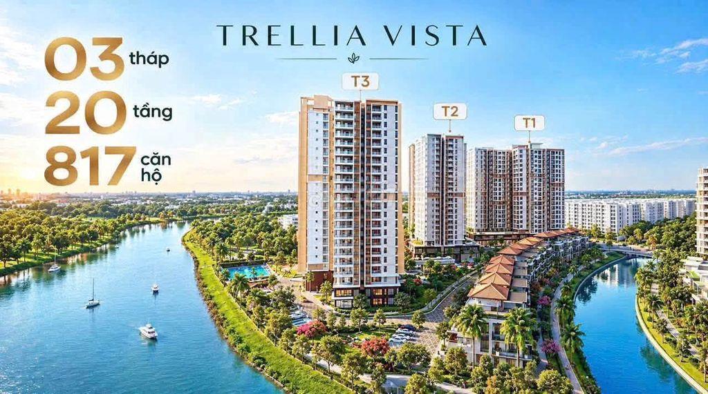 MỞ BÁN TRELLIA VISTA, CĂN HỘ CAO CẤP HAI MẶT VIEW SÔNG KĐT MIXUKI PARK