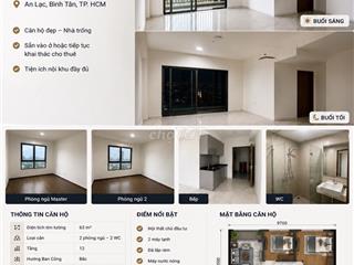 Chính chủ Privia Khang Điền Bình Tân - 63m vuông 2pn 2wc - đã có sổ