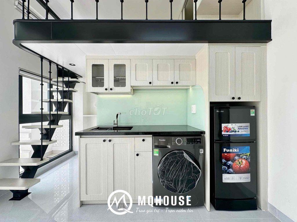 🐰CHO THUÊ CHDV DUPLEX FULL NỘI THẤT BAN CÔNG MỚI KENG NGAY NGÃ 4 XÃ