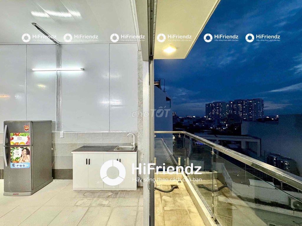CHO THUÊ CHUNG CƯ MINI FULL NỘI THẤT BAN CÔNG NGAY GẦN BX MIỀN TÂY