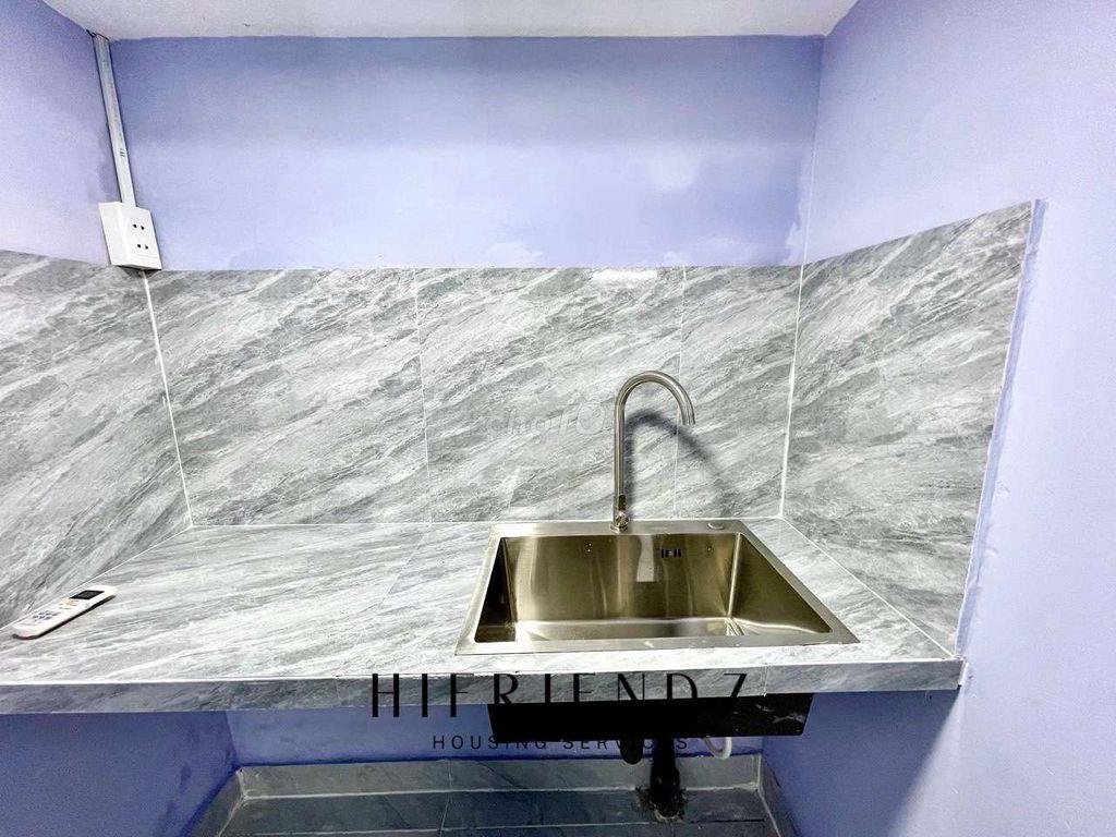 STUDIO TRỆT SẴN MÁY LẠNH - NHẬN THÚ CƯNG - XE ĐIỆN - NGAY 4 XÃ -7P HIU