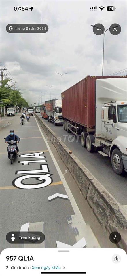 xưởng 67x80m, 7000m2 mặt tiền quốc lộ 1a  đang cho thuê 600tr/ tháng