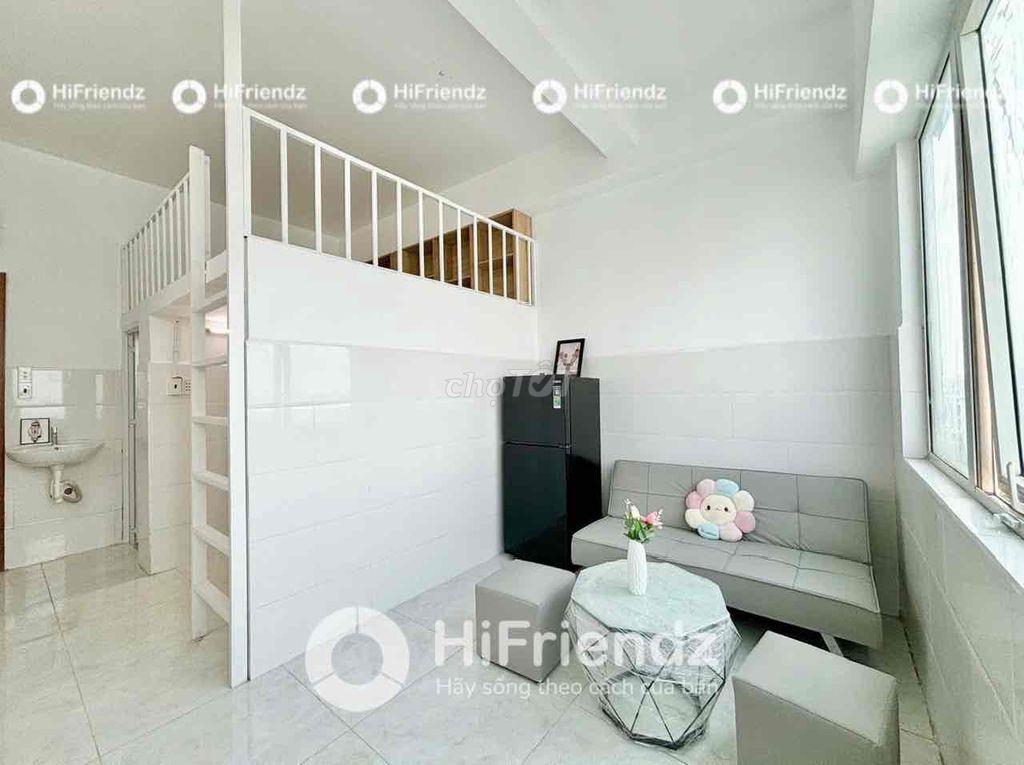 🎪DUPLEX CỬA KÍNH - ĐẦY ĐỦ NỘI THẤT - 35M2 | GẦN NGÃ TƯ BỐN XÃ