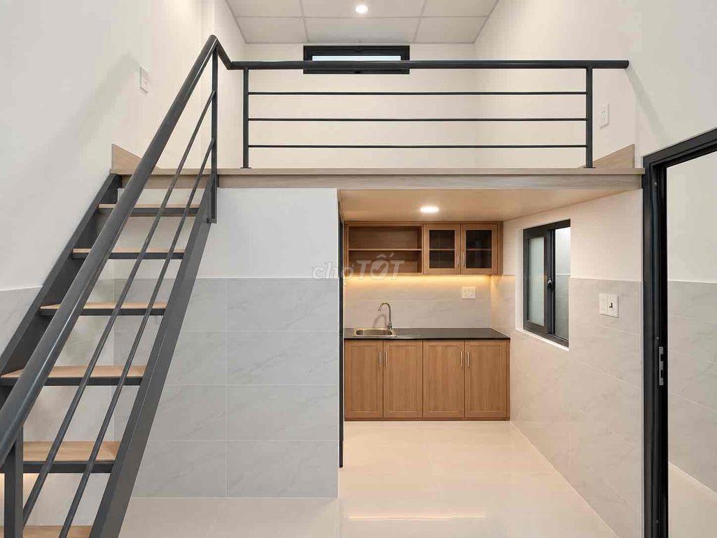 CHO THUÊ PHÒNG GÁC CAO 2M FULL NỘI THẤT GẦN ĐẠI HỌC VĂN HIẾN ĐẦM SEN
