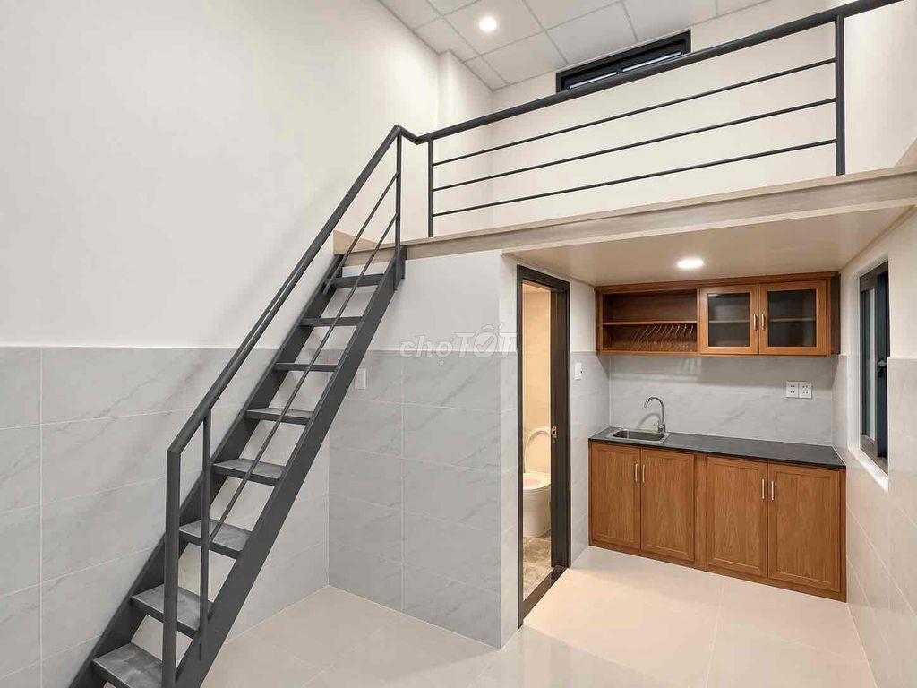 CHO THUÊ PHÒNG GÁC CAO 2M FULL NỘI THẤT GẦN ĐẠI HỌC VĂN HIẾN ĐẦM SEN