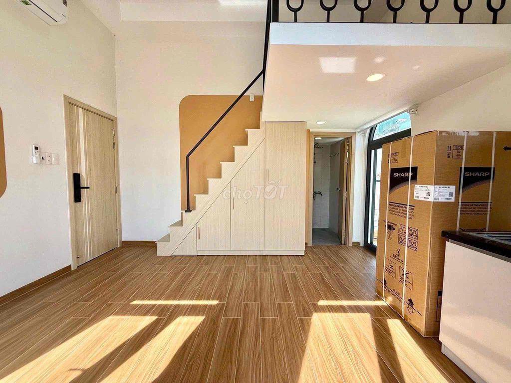 CHO THUÊ CĂN HỘ DỊCH VỤ GẦN VĂN HIẾN RỘNG 30m2 FULL NT