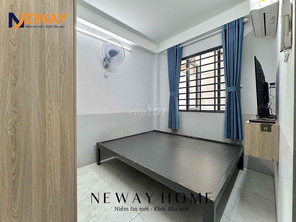 CĂN HỘ MỘT PHÒNG NGỦ MỘT PHÒNG KHÁCH BAN CÔNG THOÁNG MÁT ĐẦY ĐỦ NT