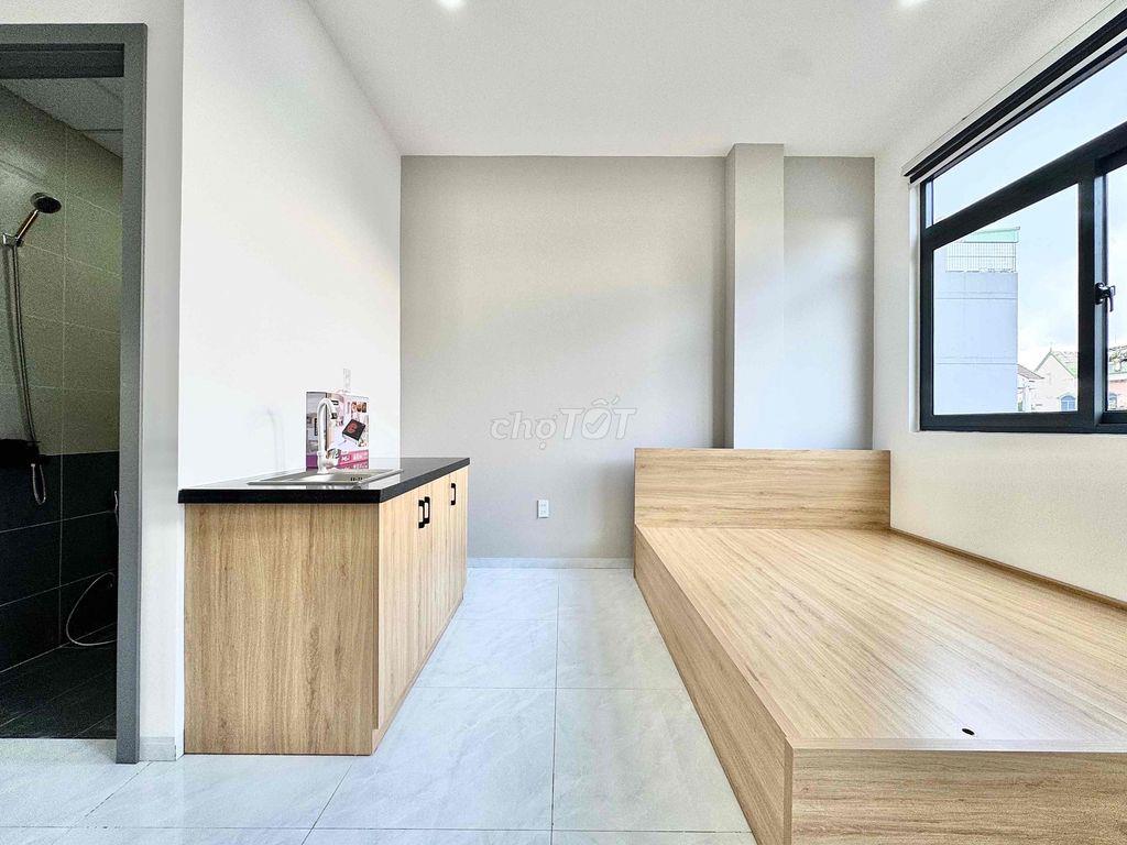 KHAI TRƯƠNG CĂN HỘ MINI MỚI XÂY NGAY NGÃ TƯ GÒ MÂY BAN CÔNG THOÁNG MÁT