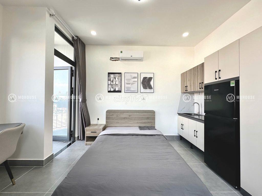 STUDIO BANCOL RIÊNG FULL NỘI THẤT NGAY NGÃ TƯ BỐN XÃ - THOẠI NGỌC HẦU