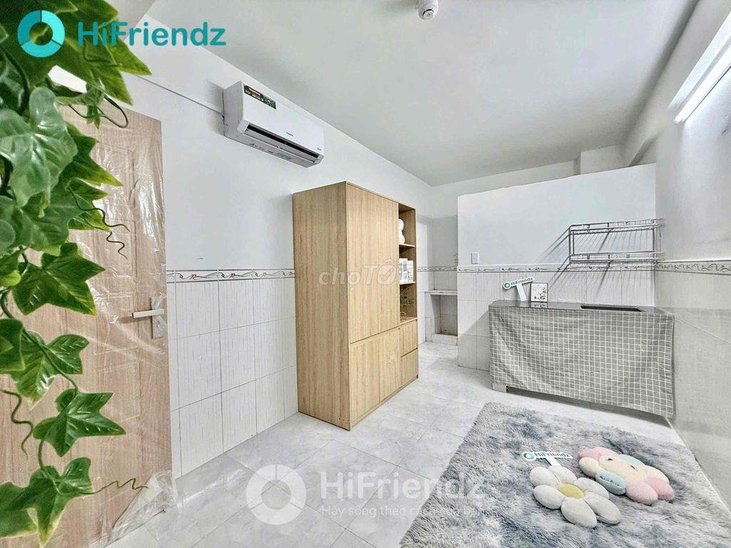 CHO THUÊ PHÒNG STUDIO SẴN MÁY LẠNH THANG MÁY GẦN ĐH VĂN HIẾN 6p ĐI XE