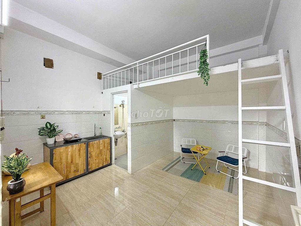 CHO THUÊ PHÒNG GÁC SẴN MÁY LẠNH - GẦN ETOW CỘNG HOÀ - SÂN BAY T3 -