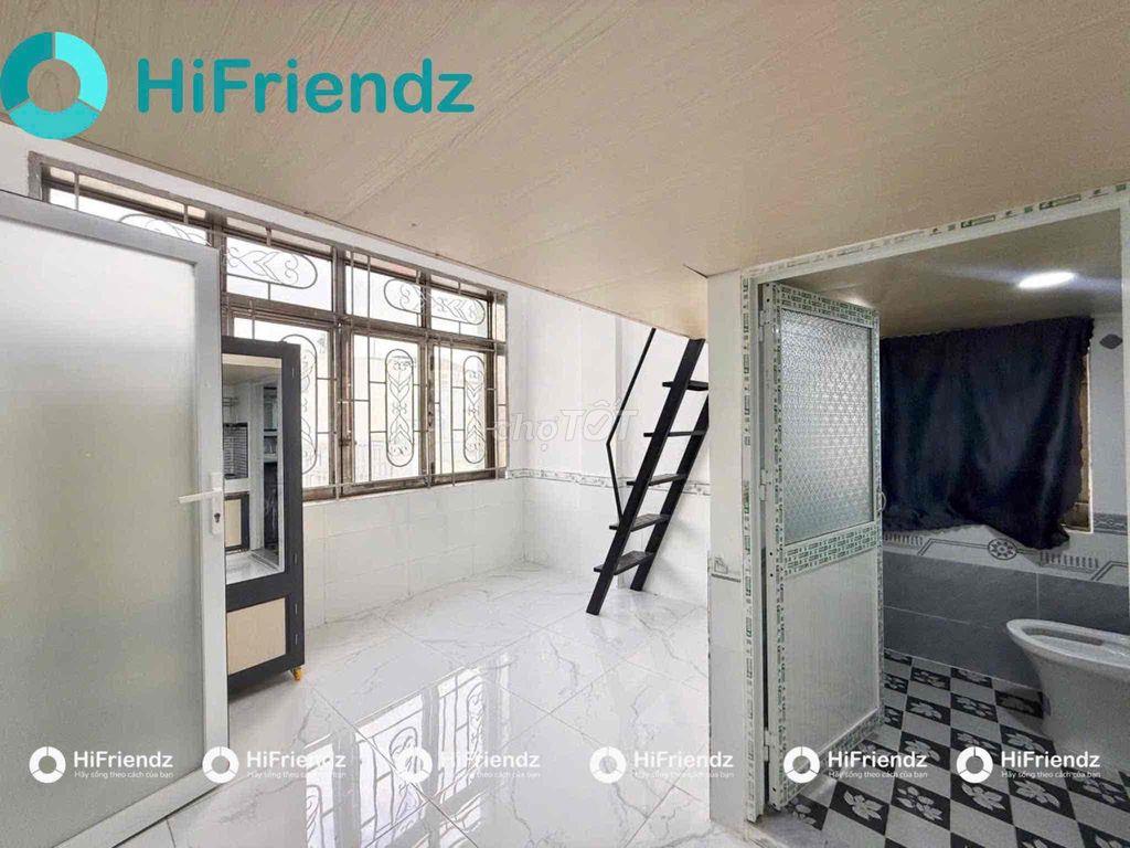 CHO THUÊ PHÒNG CÓ GÁC CỬA SỔ TRỜI SẴN NỘI THẤT NGAY CV PHÚ LÂM