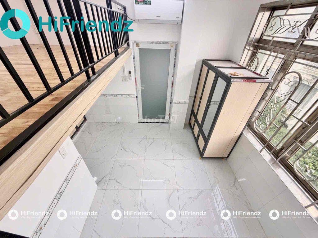 CHO THUÊ PHÒNG CÓ GÁC CỬA SỔ TRỜI SẴN NỘI THẤT NGAY CV PHÚ LÂM