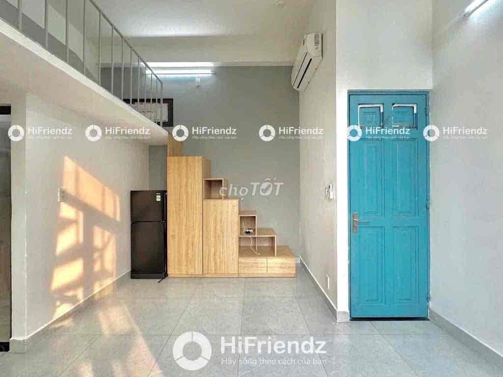 PHÒNG GÁC CAO 1M7 FULL NỘI THẤT GẦN TRƯỜNG VĂN HIẾN