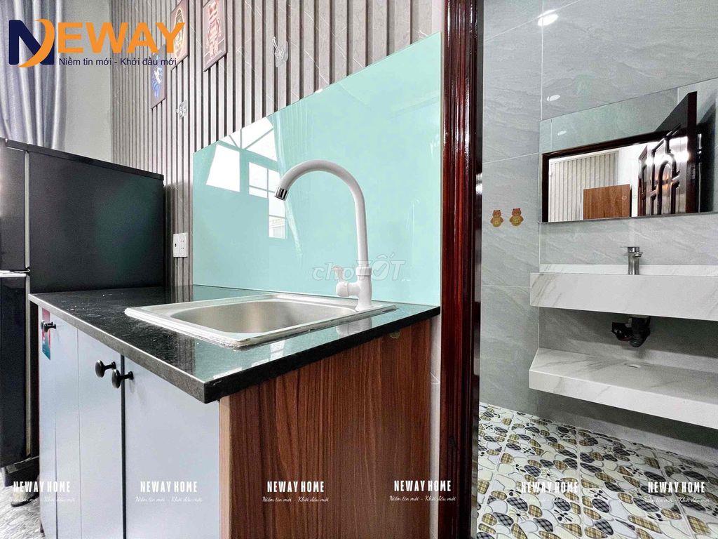 PHÒNG FULL NỘI THẤT CỬA SỔ TRỜI CÁCH TRƯỜNG VĂN HIẾN 10P