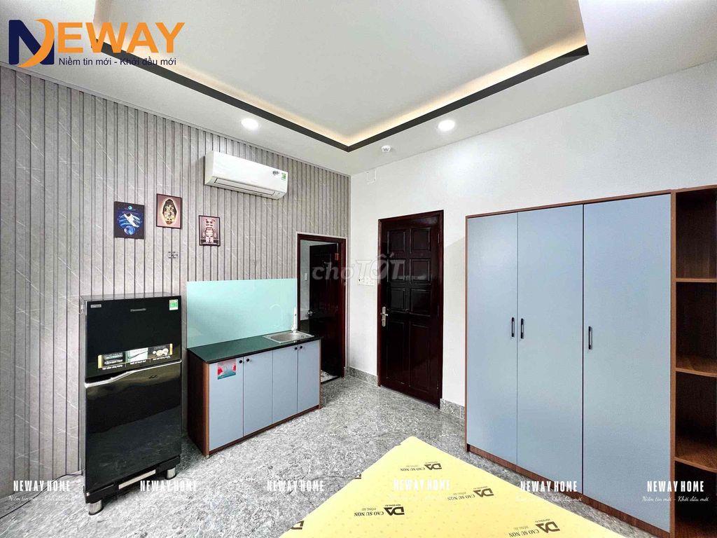 PHÒNG FULL NỘI THẤT CỬA SỔ TRỜI CÁCH TRƯỜNG VĂN HIẾN 10P