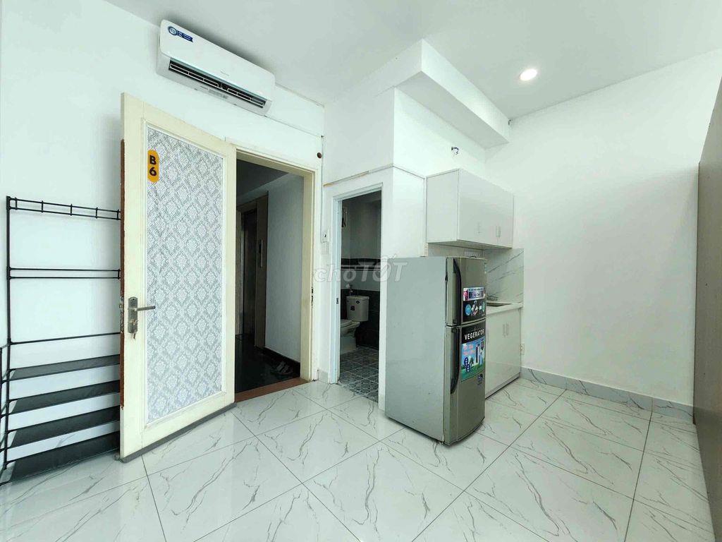 CHO THUÊ STUDIO TÁCH BẾP FULL NỘI THẤT CÓ CỬA SỔ TRỜI THOÁNG