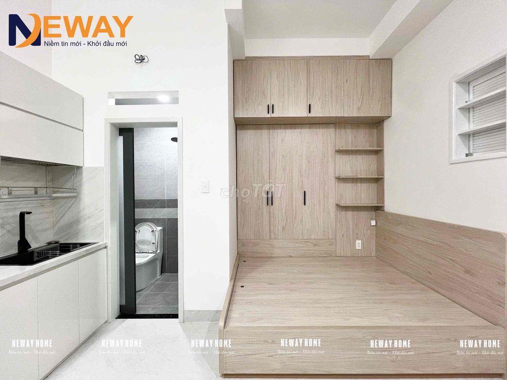 TRỐNG SẴN STUDIO TONE GỖ SIÊU XINH SẴN NỘI THẤT CƠ BẢN NGAY AEON MALL
