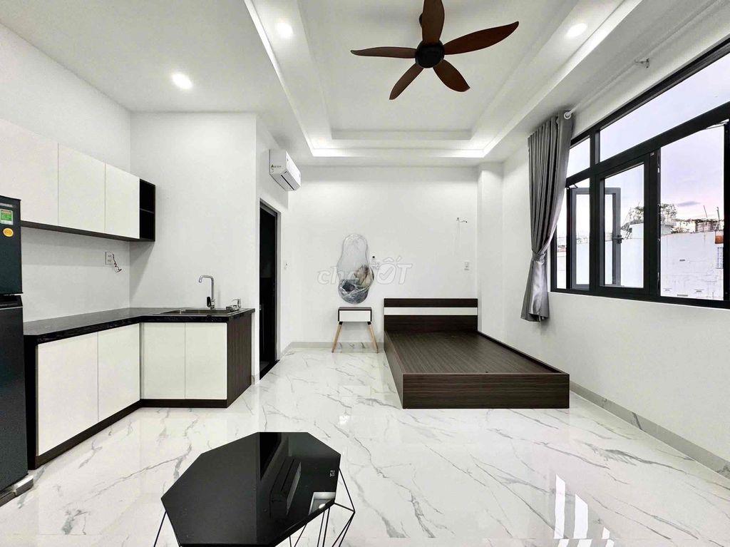 CĂN HỘ STUDIO CAO CẤP MỚI XÂY- FULL NỘI THẤT CÓ CỬA SỔ TRỜI-THANG MÁY