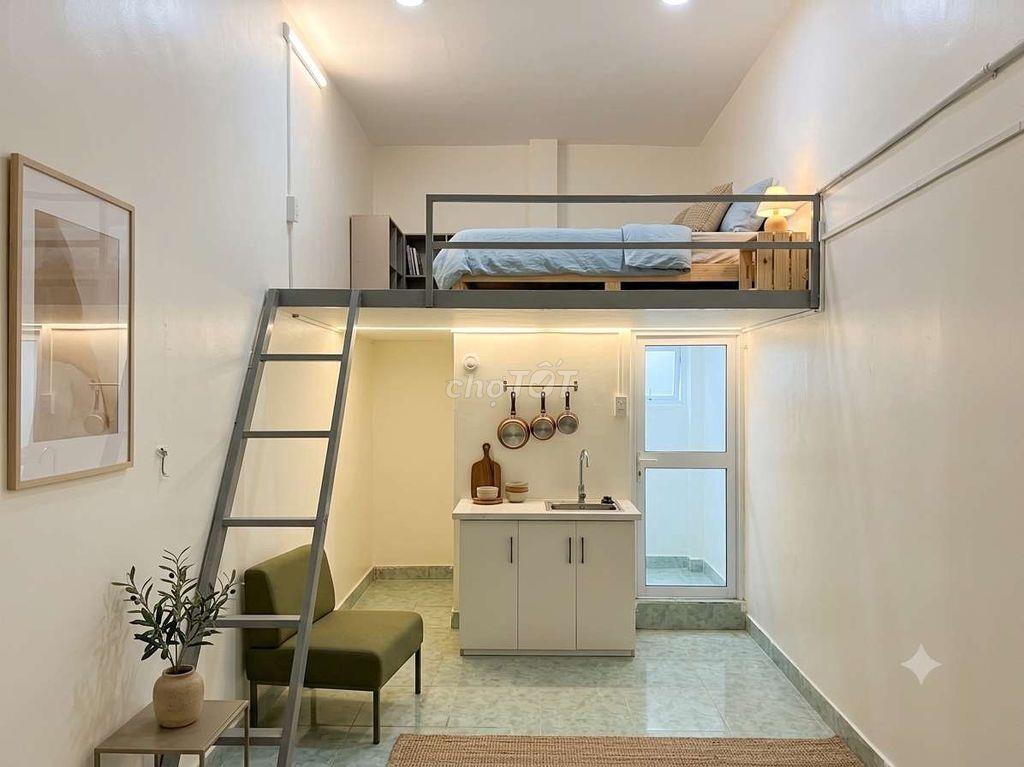 🔥CHO THUÊ Căn Hộ MỚI ĐẸP Sẵn ML - Gác Cao 2m – NGAY CẦU HẬU GIANG Q6📍