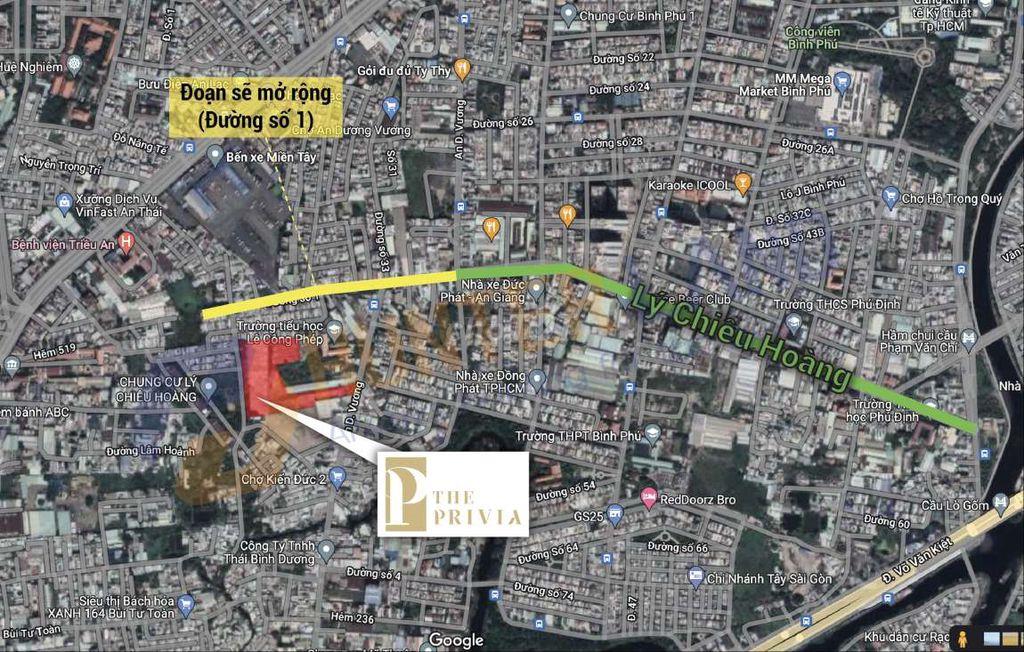  CHO THUÊ CĂN HỘ THE PRIVIA – 1PN+1 | 51m² | CHỈ 8,9 TRIỆU/THÁNG