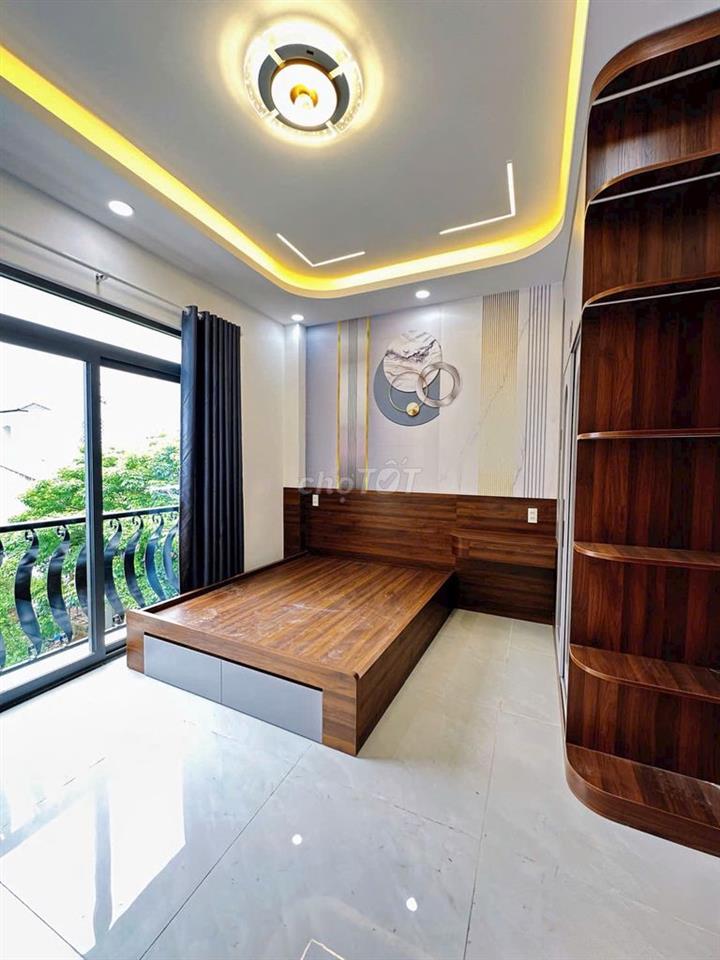 NHÀ NGỌP BANK MẶT TIỀN BUÔN BÁN MIẾU GÒ SOÀI 4.5x16 2TẦNG SÁT  LV/Quới