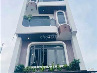 Nhà hẻm 1 sẹc lê văn quới 4x20m lửng 3 lầu hẻm 8m thông 5pn,5wc