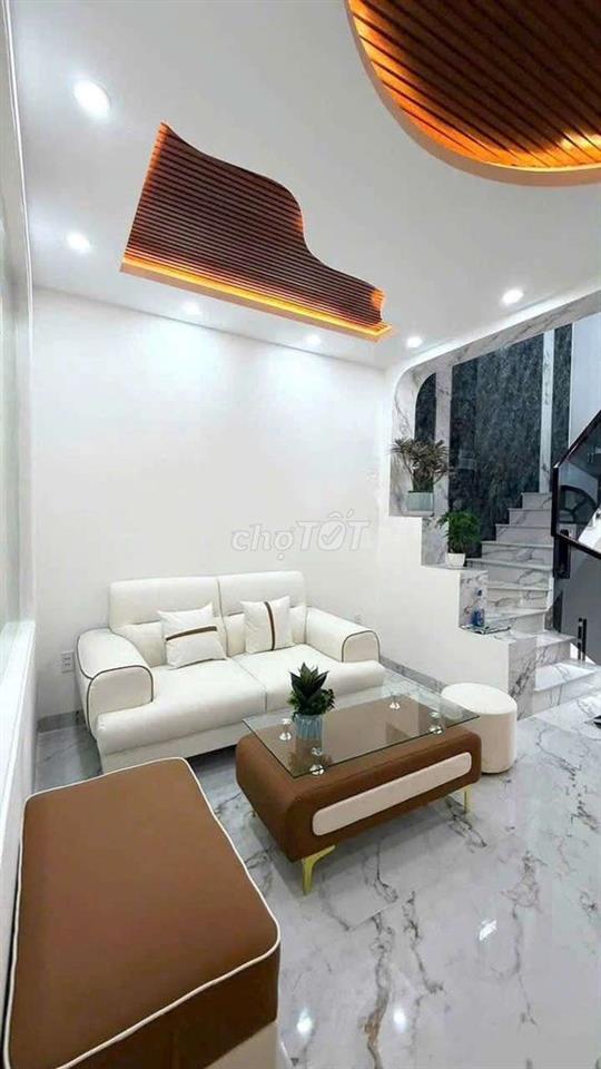 Nhà hẻm lê văn quới 4x20m lửng 3 lầu hẻm 8m thông 5pn,5wc