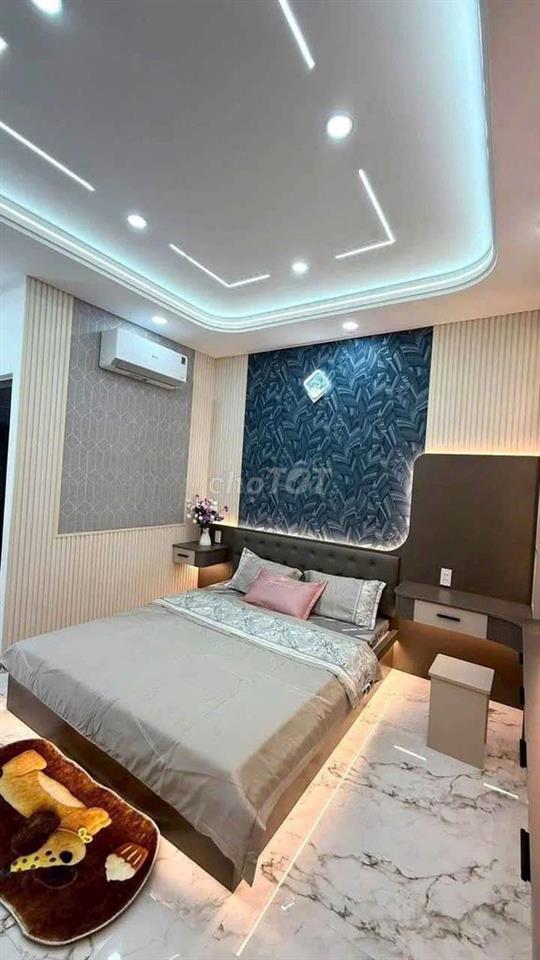Nhà hẻm lê văn quới 4x20m lửng 3 lầu hẻm 8m thông 5pn,5wc