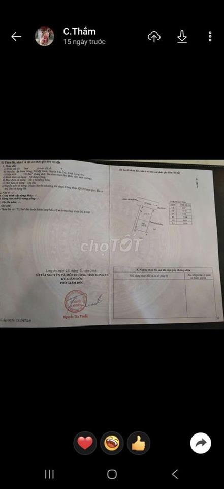 MẶT TIỀN HƯƠNG LỘ MỸ BÌNH 833C, 8300m2 CÓ 1250m2 THỔ CƯ