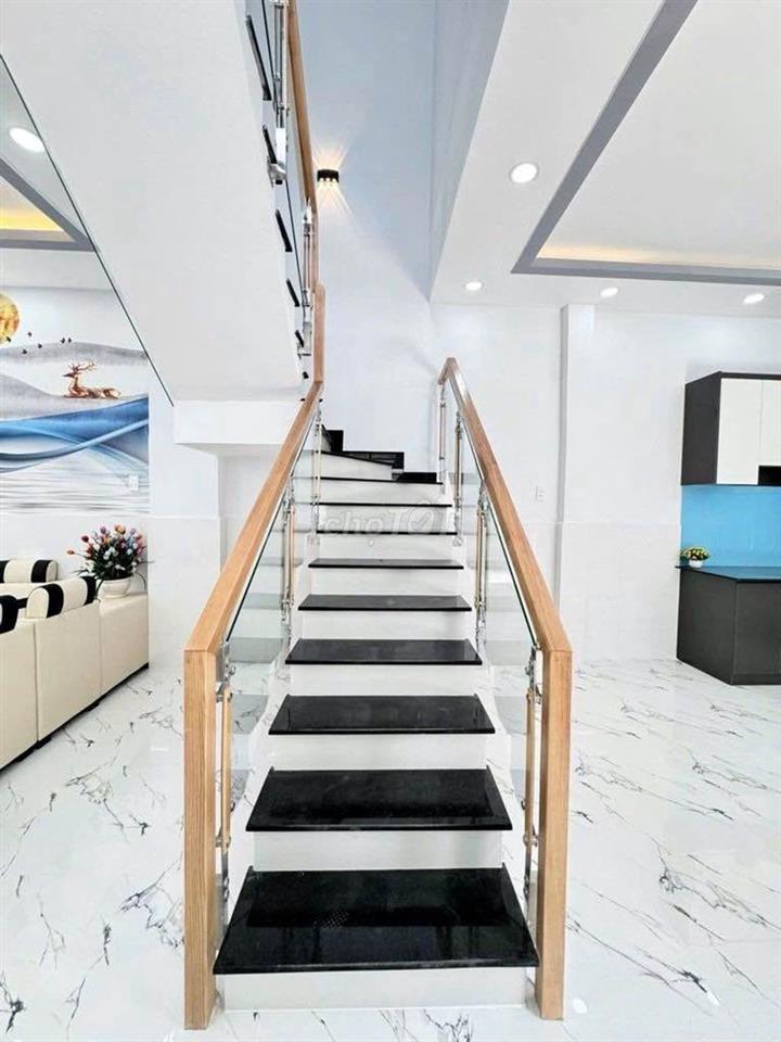 Bán nhà Mặt tiền khu Gò Xoài, 56m2, 4x14m, 2 tầng, 3PN, đường nhựa 10m