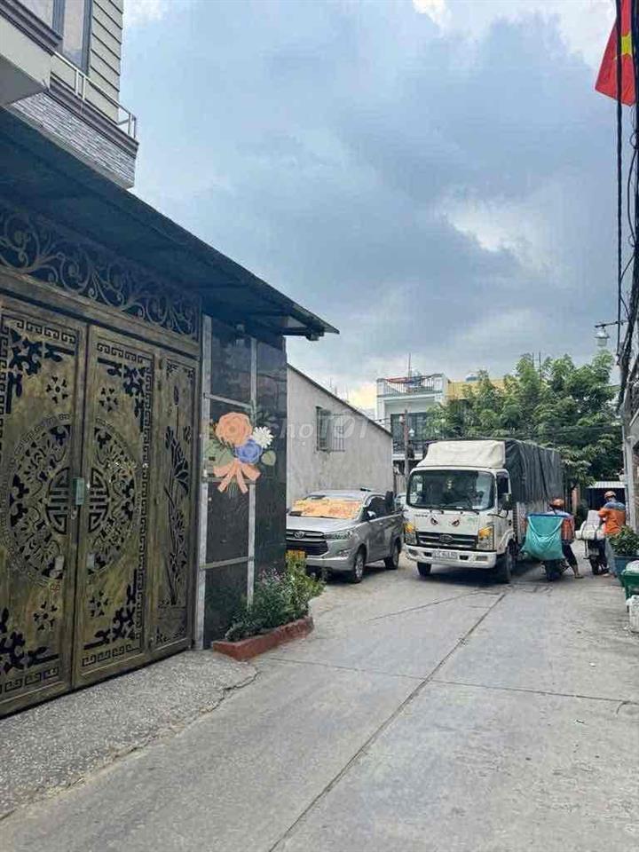 Bán Đất Gò Xoài, 75m2, ngang 5x15m, full thổ, hẻm ÔTÔ 6m thông, xây CT