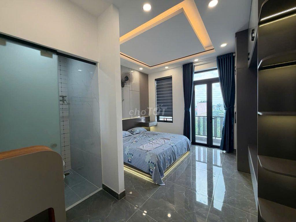 Bán nhà khu Gò Xoài, 44m2, 4x11m, 3 Tầng, 2PN, nhà mới,full NT, hẻm to