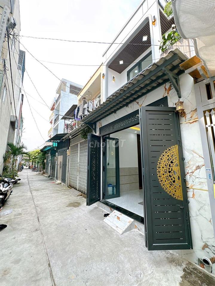 Bán nhà khu Gò Xoài, 44m2, 4x11m, 3 Tầng, 2PN, nhà mới,full NT, hẻm to
