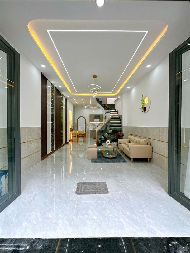 Bán nhà khu Gò Xoài, 44m2, 4x11m, 3 Tầng, 2PN, nhà mới,full NT, hẻm to