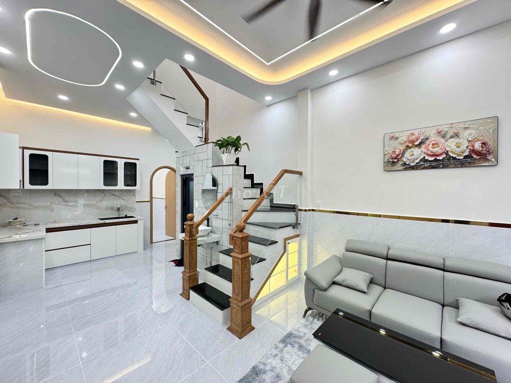 Bán nhà Lê Văn Quới, 2 tầng, 4x12m, 3PN, hẻmô tô 5m, nhà mới full NT