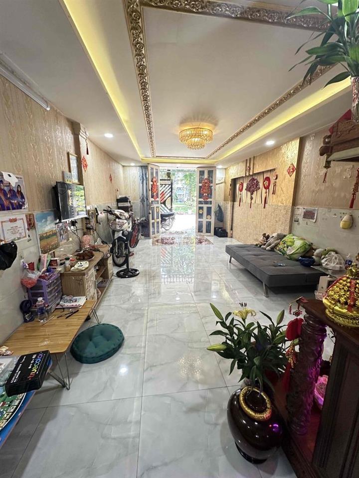 MẶT TIỀN VIEW CÔNG VIÊN  - ĐƯỜNG CHỢ LỚN - BÌNH PHÚ 1 - NHÀ ĐẸP 2 TẦNG