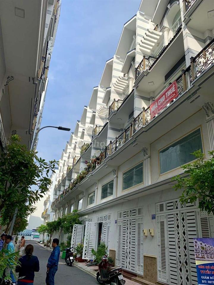 Nhà 1 Lững 3 Lầu KDC A.D.Vương cách V.V.Kiệt 500m, B.Vệ 24/24, SHR