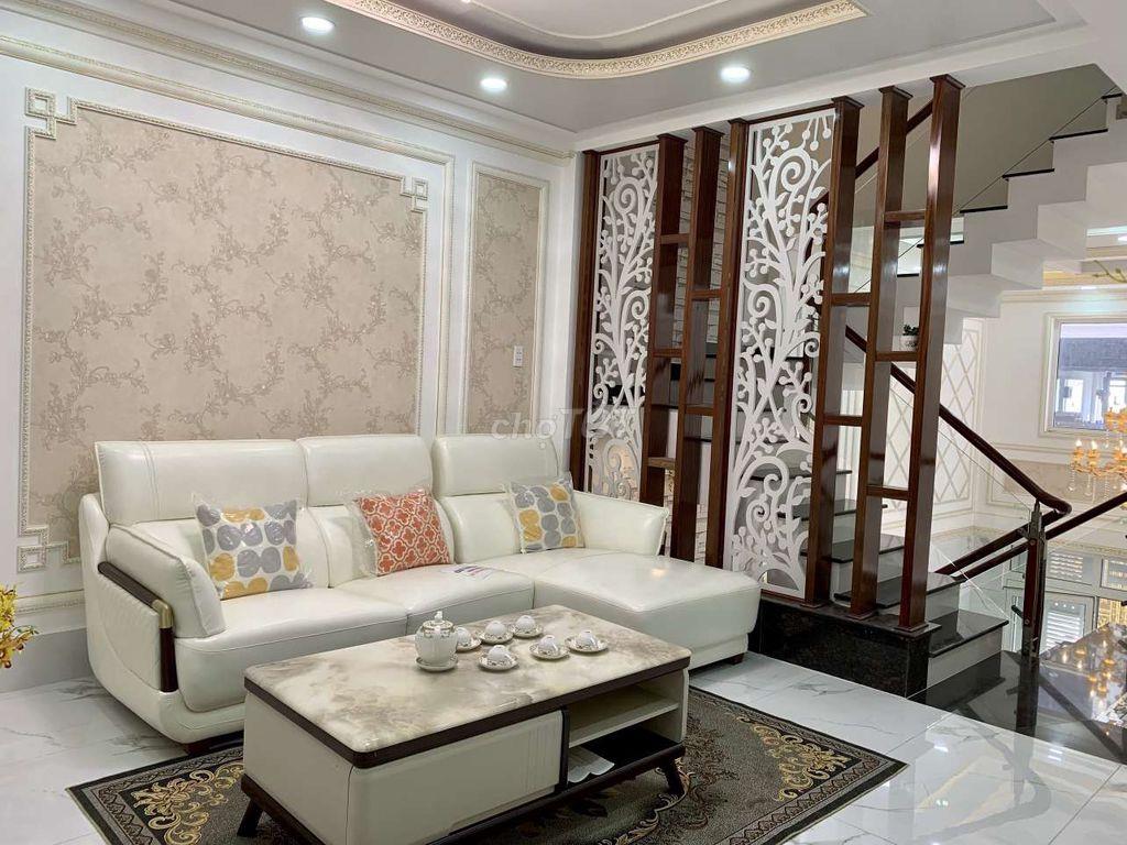 Nhà 1 Lững 3 Lầu KDC A.D.Vương cách V.V.Kiệt 500m, B.Vệ 24/24, SHR