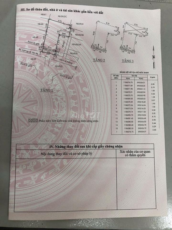 CHÍNH CHỦ BÁN CĂN NHÀ CẤP 3 NGAY TRUNG TÂM PHƯỜNG AN LẠC