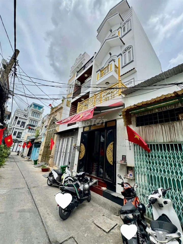 NHÀ CHO THUÊ NGUYÊN CĂN BÌNH TRỊ ĐÔNG, 48m2 (4x12m), 4 Tầng, 5PN