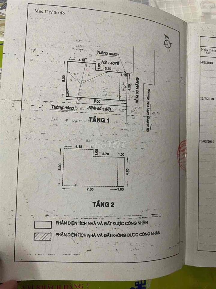 NHÀ HẺM CÁCH MẶT TIỀN 1 CĂN – 42M² – 5,89 TỶ TÂN BÌNH