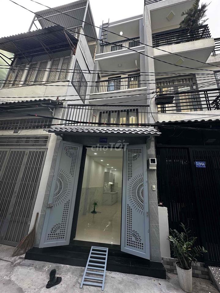 NHÀ TÂN PHÚ MỚI 100% – HẺM Ô TÔ THÔNG – 3PN/4WC – 5,2 TỶ