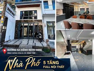 Nhà Phố 5 Tầng – 72m² – Đường 5A Bình Tân