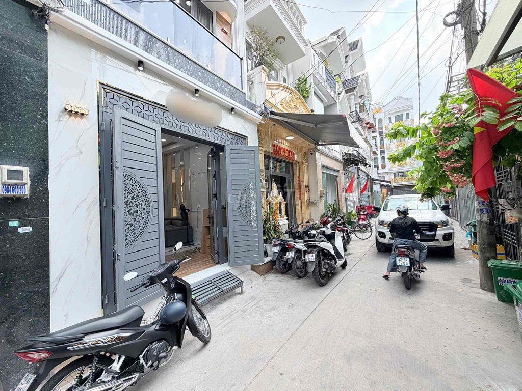 Nhà Bán Bình Tân ( 4 x 14m ) Nhà Mới full Nội Thất Sang Trọng