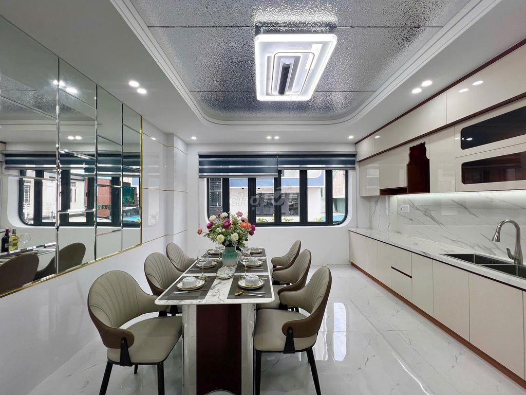 Nhà Bình Tân ( 4,5m x 15m ) 1Lửng 3Lầu, Nhà mới Full Nội thất Cao cấp