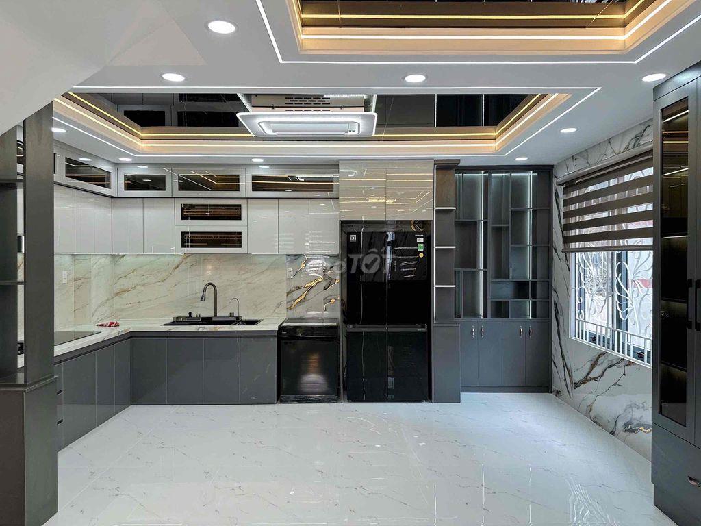 Nhà Bình Tân ( 5,5 x 10m ) Nhà Mới Tặng Full Nội Thất Cao Cấp