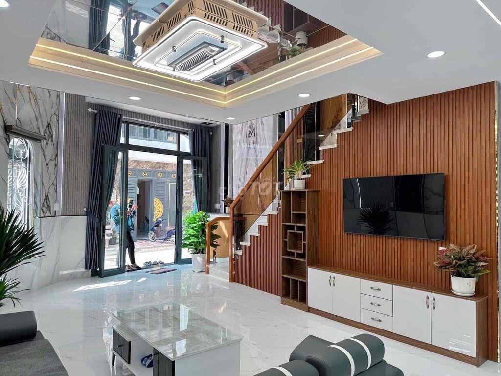 Nhà Bình Tân ( 5,5 x 10m ) Nhà Mới Tặng Full Nội Thất Cao Cấp