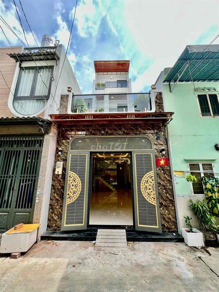 Nhà Bình Tân ( 4m x 15m ) Nhà Mới, Giáp Ngã Tư Bốn Xa